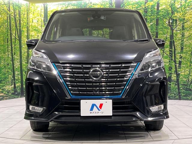 セレナ e-パワー ハイウェイスターV 純正10型ナビ 後席モニター 全周囲カメラ 両側電動ドア 衝突被害軽減 ドラレコ ETC レーダークルーズ 禁煙車 ハーフレザーシート コーナーセンサー スマートキー LEDヘッド(15枚目)