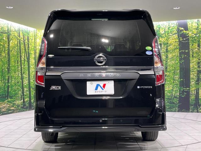 セレナ e-パワー ハイウェイスターV 純正10型ナビ 後席モニター 全周囲カメラ 両側電動ドア 衝突被害軽減 ドラレコ ETC レーダークルーズ 禁煙車 ハーフレザーシート コーナーセンサー スマートキー LEDヘッド(16枚目)