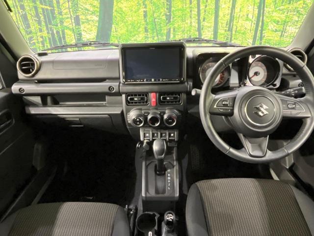 ジムニー ＸＣ　４ＷＤ　ＡＬＰＩＮＥ９型ナビ　バックカメラ　デジタルインナーミラー　衝突被害軽減　禁煙車　ドラレコ　コーナーセンサー　スマートキー　ＬＥＤヘッド　ＥＴＣ　クルコン　純正１６インチＡＷ　オートライト（2枚目）
