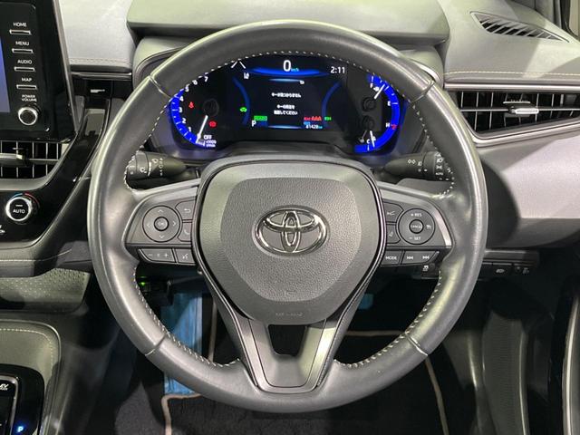 カローラツーリング ハイブリッド ダブルバイビー 4WD 衝突軽減装置 ディスプレイオーディオ バックカメラ レーダークルーズ ETC Bluetooth 合皮シート LEDヘッド オートマチックハイビーム スマートキー 革巻きステアリング(11枚目)