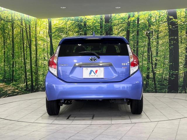 アクア S 純正SDナビ バックカメラ 衝突被害軽減システム ビルトインETC オートハイビーム オートライト オートエアコン Bluetooth CD DVD再生 地デジ(15枚目)