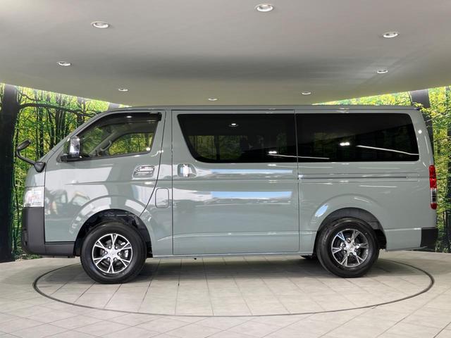 ハイエースバン ロングスーパーＧＬ　４ＷＤ　ディーゼル（軽油）　両側電動　１０型フローティングナビ　全周囲カメラ　衝突被害軽減　禁煙車　ドラレコ　ビルトインＥＴＣ　スマートキー　純正１５インチＡＷ　オートハイビーム　車線逸脱警報（30枚目）