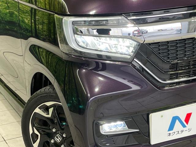 Ｎ－ＢＯＸカスタム Ｇ・ＥＸターボホンダセンシング　４ＷＤ　寒冷地仕様　両側電動　純正８型ナビ　バックカメラ　衝突被害軽減　禁煙車　ドラレコ　ビルトインＥＴＣ　ハーフレザーシート　コーナーセンサー　スマートキー　ＬＥＤヘッド　純正１５インチＡＷ（12枚目）