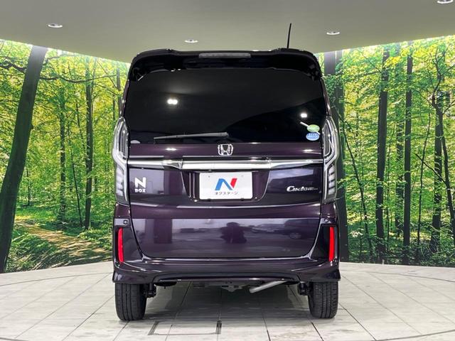 Ｎ－ＢＯＸカスタム Ｇ・ＥＸターボホンダセンシング　４ＷＤ　寒冷地仕様　両側電動　純正８型ナビ　バックカメラ　衝突被害軽減　禁煙車　ドラレコ　ビルトインＥＴＣ　ハーフレザーシート　コーナーセンサー　スマートキー　ＬＥＤヘッド　純正１５インチＡＷ（15枚目）