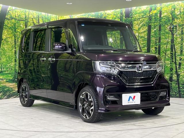 Ｎ－ＢＯＸカスタム Ｇ・ＥＸターボホンダセンシング　４ＷＤ　寒冷地仕様　両側電動　純正８型ナビ　バックカメラ　衝突被害軽減　禁煙車　ドラレコ　ビルトインＥＴＣ　ハーフレザーシート　コーナーセンサー　スマートキー　ＬＥＤヘッド　純正１５インチＡＷ（16枚目）
