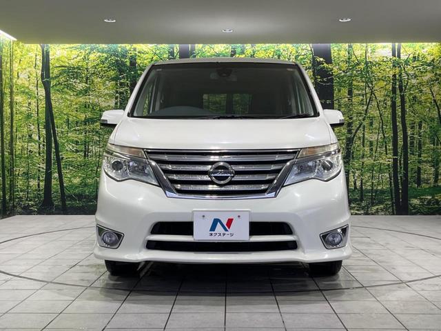 セレナ ハイウェイスター　Ｓ－ハイブリッド　後席モニター　両側電動　ＳＤナビ　バックカメラ　衝突軽減装置　Ｂｌｕｅｔｏｏｔｈ　ＬＥＤヘッド　クルコン　フォグライト　革巻きステアリング　オートライト　スマートキー　純正１６インチＡＷ（14枚目）