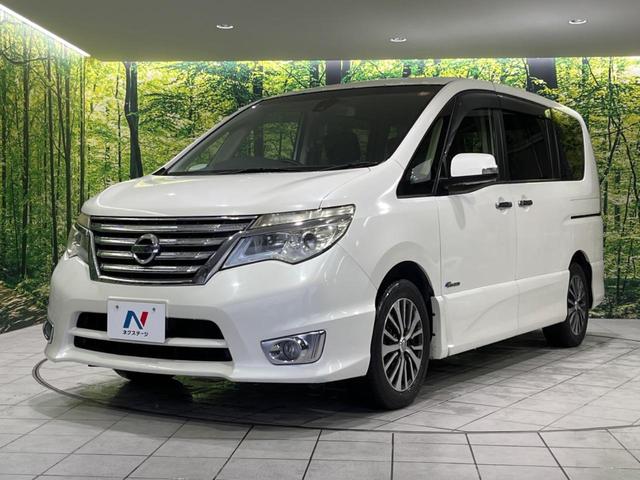 セレナ ハイウェイスター　Ｓ－ハイブリッド　後席モニター　両側電動　ＳＤナビ　バックカメラ　衝突軽減装置　Ｂｌｕｅｔｏｏｔｈ　ＬＥＤヘッド　クルコン　フォグライト　革巻きステアリング　オートライト　スマートキー　純正１６インチＡＷ（44枚目）