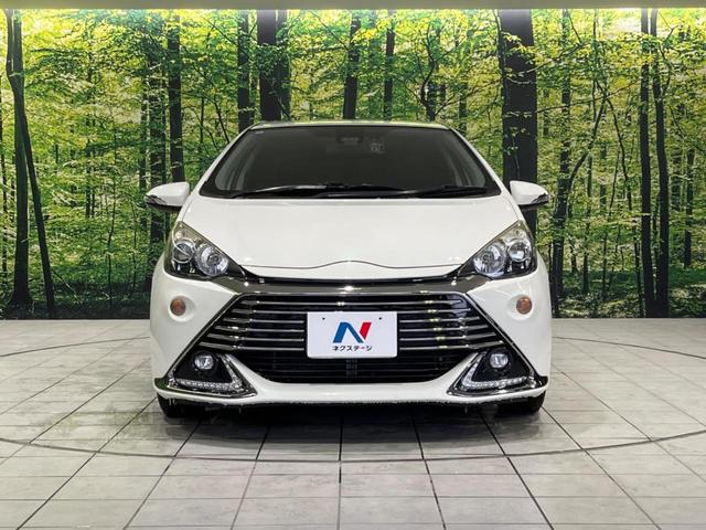 アクア Ｇ　Ｇ’ｓ　純正ナビ　バックカメラ　ＥＴＣ　Ｂｌｕｅｔｏｏｔｈ　フルセグ　衝突軽減　禁煙車　ＬＥＤヘッド・フォグライト　オートマチックハイビーム　クルコン　ＤＶＤ／ＣＤ再生　革巻ステアリング　スマートキー（14枚目）