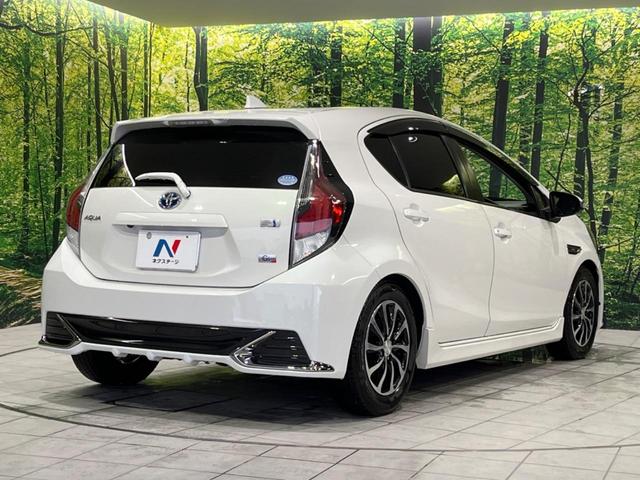 アクア Ｇ　Ｇ’ｓ　純正ナビ　バックカメラ　ＥＴＣ　Ｂｌｕｅｔｏｏｔｈ　フルセグ　衝突軽減　禁煙車　ＬＥＤヘッド・フォグライト　オートマチックハイビーム　クルコン　ＤＶＤ／ＣＤ再生　革巻ステアリング　スマートキー（17枚目）