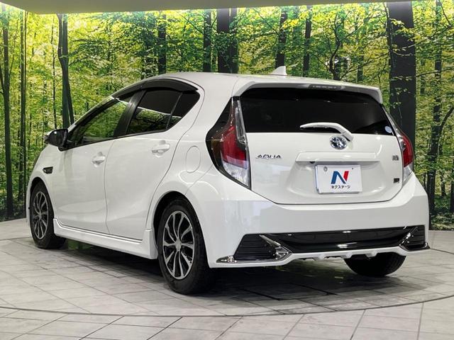 アクア Ｇ　Ｇ’ｓ　純正ナビ　バックカメラ　ＥＴＣ　Ｂｌｕｅｔｏｏｔｈ　フルセグ　衝突軽減　禁煙車　ＬＥＤヘッド・フォグライト　オートマチックハイビーム　クルコン　ＤＶＤ／ＣＤ再生　革巻ステアリング　スマートキー（27枚目）