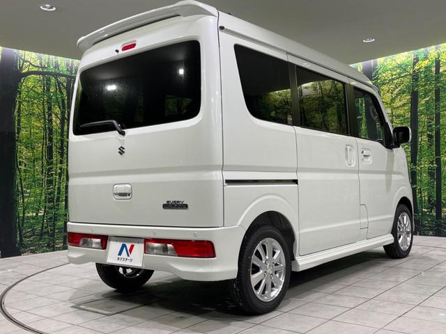 エブリイワゴン PZターボスペシャル 4WD 届出済未使用車 両側電動 衝突被害軽減 禁煙車 シートヒーター コーナーセンサー スマートキー LEDヘッド 純正14インチAW オートハイビーム オートライト オートエアコン(17枚目)