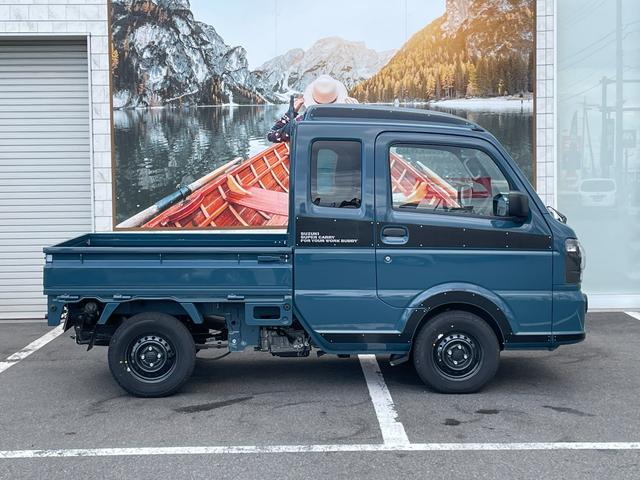 スーパーキャリイ Xリミテッド 切替4WD LEDヘッドライト フォグライト 純正ホイール コーナーセンサー アイドリングストップ オートハイビーム オートライト パワーウインドウ 電格ミラー 車線逸脱防止警報機能 衝突被害軽減(7枚目)