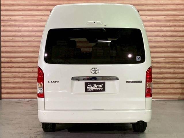 ハイエースワゴン グランドキャビン 18AW 415コブラ バッドラッカー IV ヨコハマ パラダ ギブソン フロントリップスポイラー ESSEX リーガルフェンダー フォグランプ BratオリジナルUSBソケット シートカバー(30枚目)