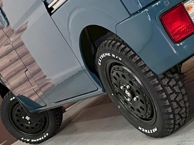 エブリイ ジョインターボ　１４ＡＷ　エクストリームＪ　ラギッド　マックストレックエクストリームＲ／Ｔ　タナベ　リフトアップキット　ＷＡＮＧＡＮ３５７　丸目キット　リア５面スモークフィルム　オーバーヘッドコンソール　リアセンサー（36枚目）