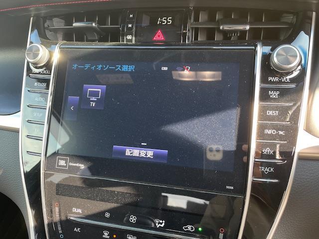 ハリアー プレミアム　８インチＴコネクトナビ　フルセグＴＶ　ＪＢＬサウンド　ビルトインＥＴＣ　クルーズコントロール　パワーバックドア　ＬＥＤヘッドライト　オートマチックハイビーム　電動パーキングブレーキ　スマートキー（7枚目）