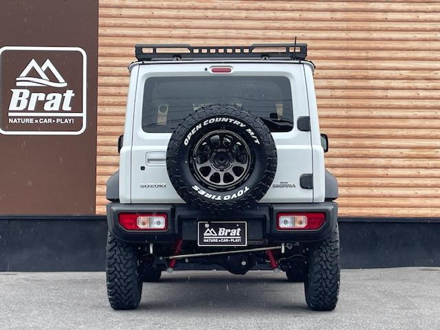 ジムニーシエラ ＪＣ　４×４エスポワール２．２インチリフトアップキット　モーターファーム１６インチアルミホイール　ＴＯＹＯオープンカントリーＭ／Ｔ新品タイヤ　エムズスピードフロントグリル　ブルバー　アルミ製ルーフラック（25枚目）