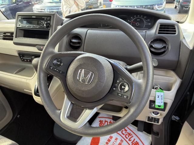 N-BOX G・EXホンダセンシング 4WD ETC スマートキー 片側電動スライドドア レーンアシスト LED フルフラット チップアップシート シートヒーター バックカメラ(17枚目)