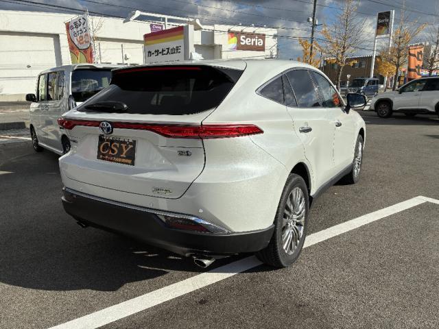 ハリアーハイブリッド Z レザーパッケージ 4WD ETC アルミホイール スマートキー レーンアシスト LED 電動リアゲート 革シート パワーシートシートエアコン(5枚目)