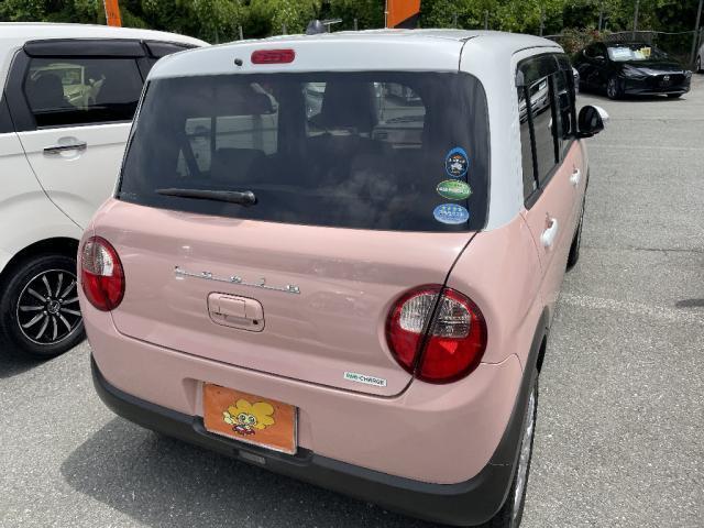 アルトラパン X 4WD アルミホイール スマートキー 衝突被害軽減システム HID ベンチシート フルフラット シートヒーター SDナビ フルセグ(3枚目)