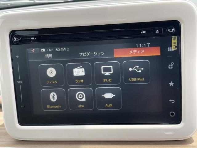 アルトラパン X 4WD アルミホイール スマートキー 衝突被害軽減システム HID ベンチシート フルフラット シートヒーター SDナビ フルセグ(5枚目)