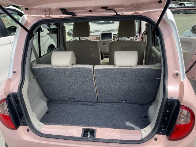 アルトラパン X 4WD アルミホイール スマートキー 衝突被害軽減システム HID ベンチシート フルフラット シートヒーター SDナビ フルセグ(14枚目)