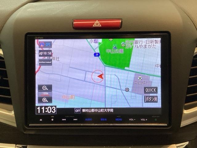 ジェイド ＲＳ　光触媒抗菌消臭施工済　ナビ　ＭＴモード　バックモニター　サイドエアバック　衝突軽減ブレーキ　クルコン　ＶＳＡ　ＤＶＤ　フルセグ　ＬＥＤ　スマ－トキ－　キーフリー　イモビ　ＡＢＳ　３列シート　エアバック（6枚目）