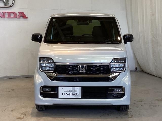 Ｎ－ＷＧＮカスタム Ｌ・ターボ　中古スタッドレスタイヤ、純正メモリーナビ、ドライブレコーダー前後装着＋ＥＴＣ付　当社デモカー　１オーナー　カーテンエアバック　横滑り防止　ＤＶＤ再生　クリアランスソナー　Ｒカメラ　ベンチシート　ＬＥＤ（4枚目）