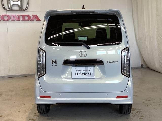 Ｎ－ＷＧＮカスタム Ｌ・ターボ　中古スタッドレスタイヤ、純正メモリーナビ、ドライブレコーダー前後装着＋ＥＴＣ付　当社デモカー　１オーナー　カーテンエアバック　横滑り防止　ＤＶＤ再生　クリアランスソナー　Ｒカメラ　ベンチシート　ＬＥＤ（6枚目）