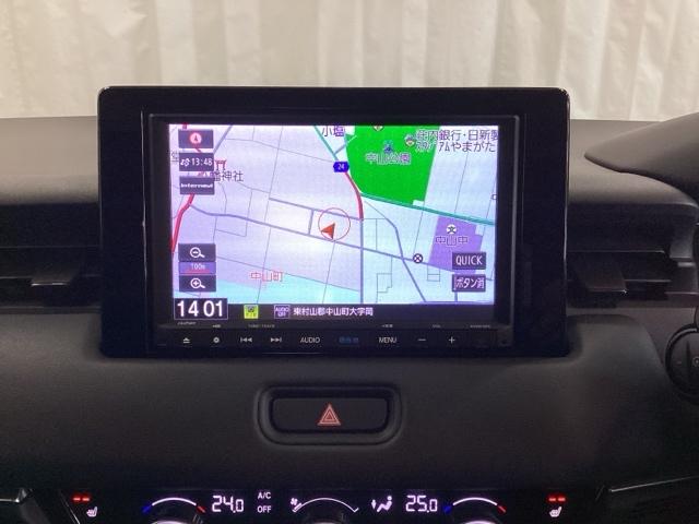 ヴェゼル ｅ：ＨＥＶＺ　光触媒抗菌消臭施工済　ドラレコ前後　障害物センサー　ナビ　シートヒーター　ＥＴＣ　盗難防止装置　ドラレコ付き　Ｒカメラ　フルセグテレビ　スマ－トキ－　アクティブクルーズ　Ｐセンサー　サイドエアバッグ（6枚目）