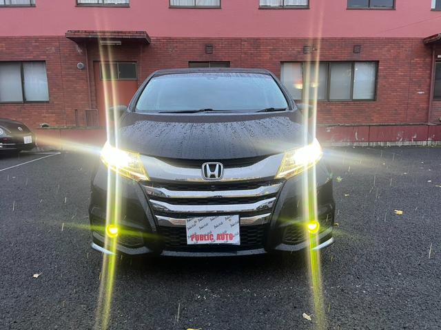 オデッセイハイブリッド ハイブリッドアブソルート・ホンダセンシングＥＸパック　本革シート　３６０°カメラ　駐車アシスト　両側自動スライドドア　車線逸脱防止　盗難防止　キーレス　サイドエアバッグ　エコモード　ＤＶＤ再生可　ＶＳＡ　Ｂｌｕｅｔｏｏｔｈオーディオ　スマキー　３列シート（12枚目）