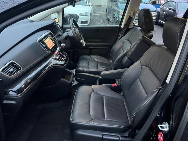 オデッセイハイブリッド ハイブリッドアブソルート・ホンダセンシングＥＸパック　本革シート　３６０°カメラ　駐車アシスト　両側自動スライドドア　車線逸脱防止　盗難防止　キーレス　サイドエアバッグ　エコモード　ＤＶＤ再生可　ＶＳＡ　Ｂｌｕｅｔｏｏｔｈオーディオ　スマキー　３列シート（29枚目）