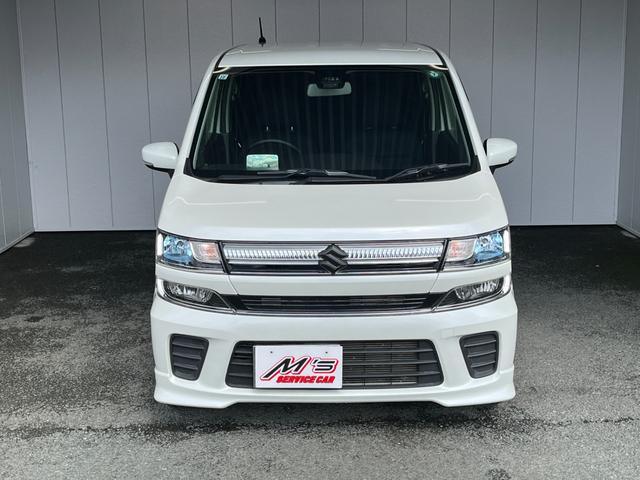 ワゴンＲ ハイブリッドＦＺ　４ＷＤ　ローダウン　ＣＤデッキ　衝突被害軽減ブレーキ　シートヒーター　レーンアシスト　エンスタ　ＨＵＤ　ステリモ　オートライト　ＡＵＸ　ＵＳＢ接続　ＬＥＤライト（3枚目）