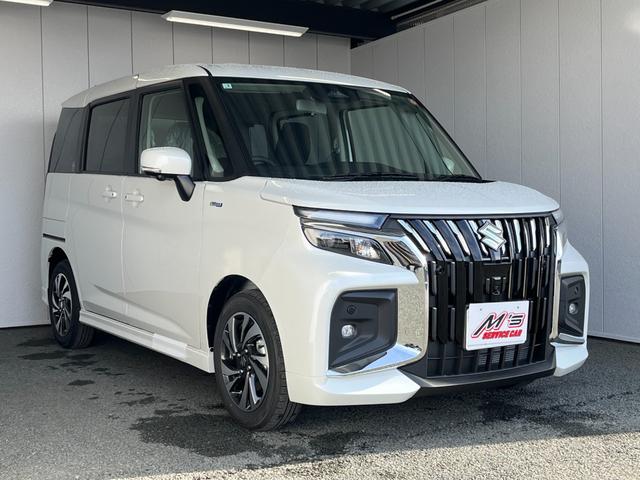 ソリオバンディット ハイブリッドＭＶ　４ＷＤ　登録済未使用車　衝突被害軽減ブレーキ　純正ナビ　フルセグＴＶ　シートヒーター　クリアランスソナー　レーンアシスト　ＨＵＤ　スリムサーキュレーター　クルコン　ＬＥＤライト　ＵＳＢ充電　ＢＴ接続（47枚目）