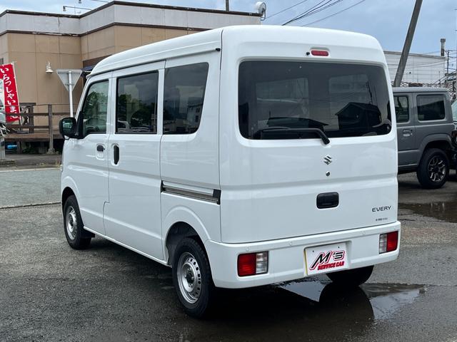 エブリイ ＰＡ　パートタイム４ＷＤ　両側スライドドア　レーンアシスト　クリアランスソナー　衝突被害軽減ブレーキ　横滑り防止装置　オートライト　ハロゲンランプ　ラジオ　マニュアルエアコン（33枚目）