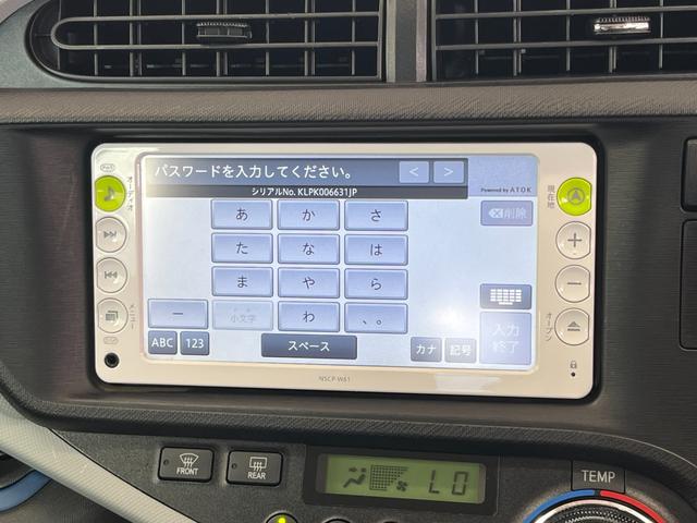 アクア Ｓ　前後ドラレコ　ＳＤナビ　バックカメラ　ＥＴＣ　ステリモ　ドライブモード切替　ＡＵＸ接続　ＣＤ再生　ハロゲンランプ（11枚目）