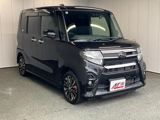 タント カスタムＲＳ　４ＷＤ　前方ドラレコ　メモリーナビ　フルセグＴＶ　バックカメラ　衝突被害軽減ブレーキ　シートヒーター　両側電動スライドドア　クリアランスソナー　オートライト　フォグランプ　ＵＳＢ　ＢＴ接続（4枚目）