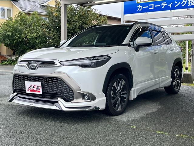 カローラクロス ハイブリッド　Ｚ　４ＷＤ　前方ドラレコ　純正ディスプレイオーディオプラス　全周囲モニター　Ｂｌｕｅｔｏｏｔｈ　フルセグＴＶ　パワーバックドア　オートライト　ＬＥＤライト　置くだけ充電　サンルーフ　後席ＵＳＢ充電（53枚目）