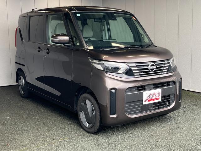 ルークス Ｘ　４ＷＤ　左側ハンズフリー電動スライドドア　レーンアシスト　クリアランスソナー　オートライト　ＬＥＤライト　ステアリングヒーター　シートヒーター　衝突被害軽減ブレーキ　後席ＵＳＢ充電（4枚目）
