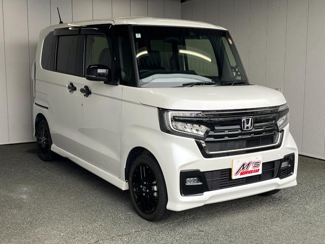 N-BOXカスタム Lターボ 4WD 純正ナビ フルセグTV バックカメラ 前後ドラレコ シートヒーター 衝突被害軽減ブレーキ ソナー レーンアシスト クルコン LED オートライト 両側電動スライドドア USB BT(4枚目)