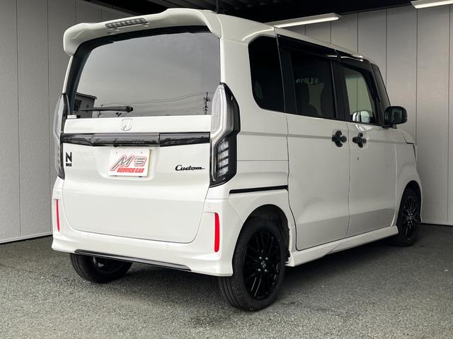 N-BOXカスタム Lターボ 4WD 純正ナビ フルセグTV バックカメラ 前後ドラレコ シートヒーター 衝突被害軽減ブレーキ ソナー レーンアシスト クルコン LED オートライト 両側電動スライドドア USB BT(48枚目)