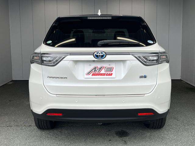 ハリアーハイブリッド プレミアム アドバンスドパッケージ 4WD 前方ドラレコ ETC レーダー探知機 クルコン モデリスタエアロ パワーバックドア JBLスピーカー 純正ナビ 全周囲モニター LEDライト オートライト オートハイビーム USB AUX(6枚目)