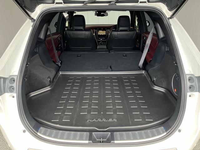 ハリアーハイブリッド プレミアム アドバンスドパッケージ 4WD 前方ドラレコ ETC レーダー探知機 クルコン モデリスタエアロ パワーバックドア JBLスピーカー 純正ナビ 全周囲モニター LEDライト オートライト オートハイビーム USB AUX(49枚目)