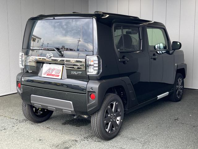 タフト G ダーククロムベンチャー 届出済未使用車 4WD 衝突被害軽減ブレーキ クリアランスソナー ムーンルーフ バックカメラ パワーモード オートライト LEDライト シートヒーター USB USB充電 クルコン(5枚目)