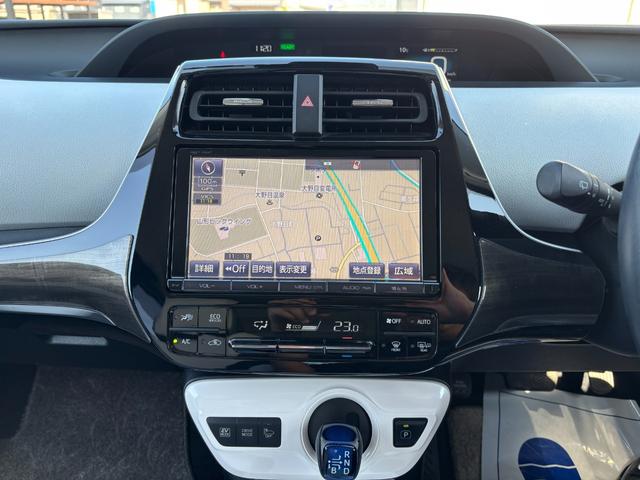 プリウス Ａツーリングセレクション　前後ドラレコ　ＳＤナビ　バックカメラ　フルセグＴＶ　ＥＴＣ　シートヒーター　衝突被害軽減ブレーキ　パーキングアシスト　フロントデアイサー　クリアランスソナー　レーンアシスト　ＢＳＭ　１００Ｖ電源（10枚目）