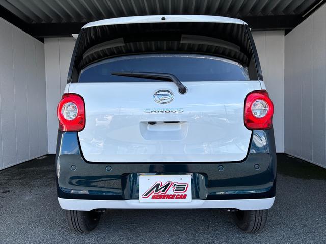 ムーヴキャンバス ストライプスＧ　４ＷＤ　届出済未使用車　衝突被害軽減ブレーキ　バックカメラ　シートヒーター　ドリンクヒーター　両側電動スライドドア　クリアランスソナー　レーンアシスト　オートライト　オートハイビーム　パワーモード（6枚目）