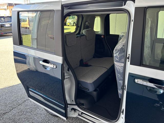 ムーヴキャンバス ストライプスＧ　４ＷＤ　届出済未使用車　衝突被害軽減ブレーキ　バックカメラ　シートヒーター　ドリンクヒーター　両側電動スライドドア　クリアランスソナー　レーンアシスト　オートライト　オートハイビーム　パワーモード（40枚目）