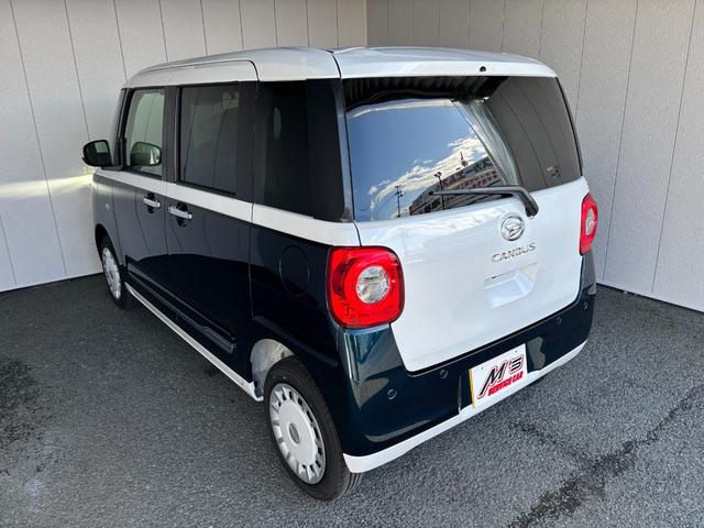 ムーヴキャンバス ストライプスＧ　４ＷＤ　届出済未使用車　衝突被害軽減ブレーキ　バックカメラ　シートヒーター　ドリンクヒーター　両側電動スライドドア　クリアランスソナー　レーンアシスト　オートライト　オートハイビーム　パワーモード（49枚目）