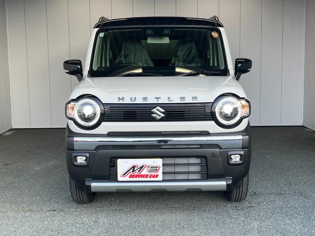 ハスラー タフワイルド 届出済未使用車 4WD シートヒーター クルーズコントロール ソナー レーンアシスト 衝突被害軽減ブレーキ LEDライト USB充電 オートライト ヒルディセントコントロール グリップコントロール(3枚目)
