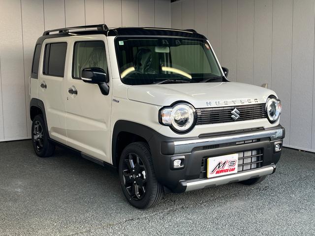 ハスラー タフワイルド 届出済未使用車 4WD シートヒーター クルーズコントロール ソナー レーンアシスト 衝突被害軽減ブレーキ LEDライト USB充電 オートライト ヒルディセントコントロール グリップコントロール(4枚目)