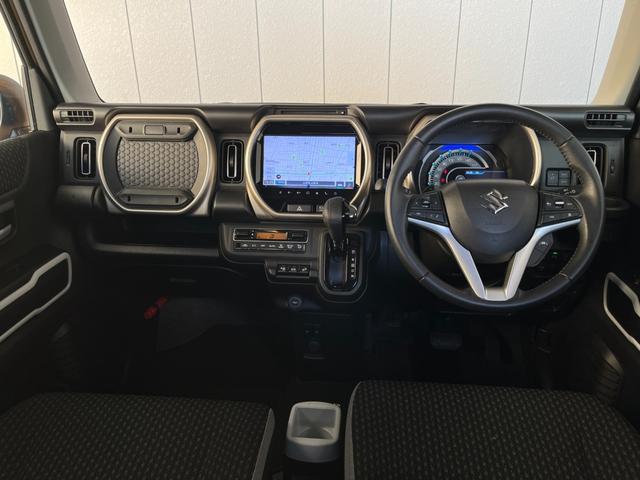 ハスラー ハイブリッドＸターボ　４ＷＤ　前後ドラレコ　ＥＴＣ　パドルシフト　純正メモリーナビ　全周囲モニター　衝突被害軽減ブレーキ　クルコン　オートライト　ＬＥＤライト　ＵＳＢ　クリアランスソナー　レーンアシスト　ターボ（45枚目）